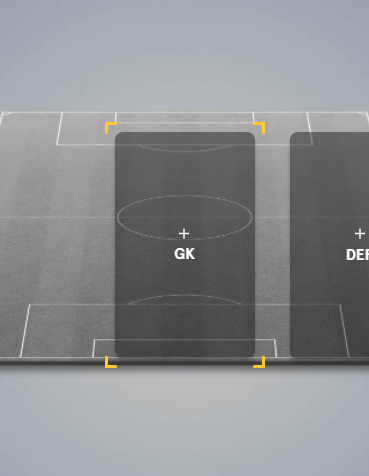 sorare（ソラーレ）：選手登録画面